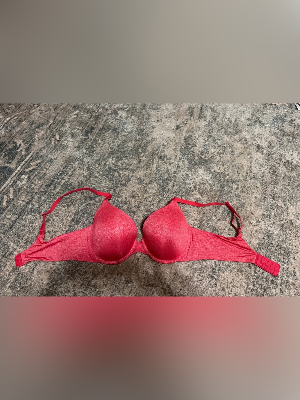 Victoria's Secret Pink Red Molded Cup Bra